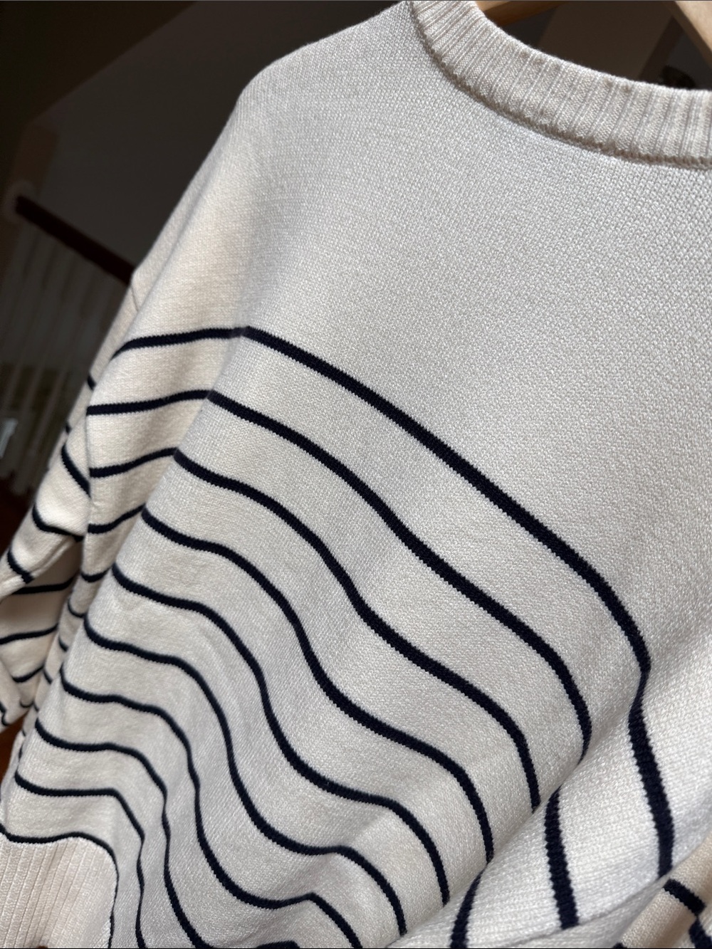 ZARA oversized striped knit sweater - Picture 9 of 11